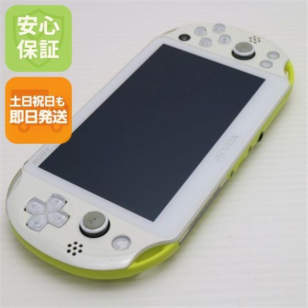 PCH-2000 PS VITA グリーン ホワイト game SONY PlayStation 本体 土日祝発送OK 07000