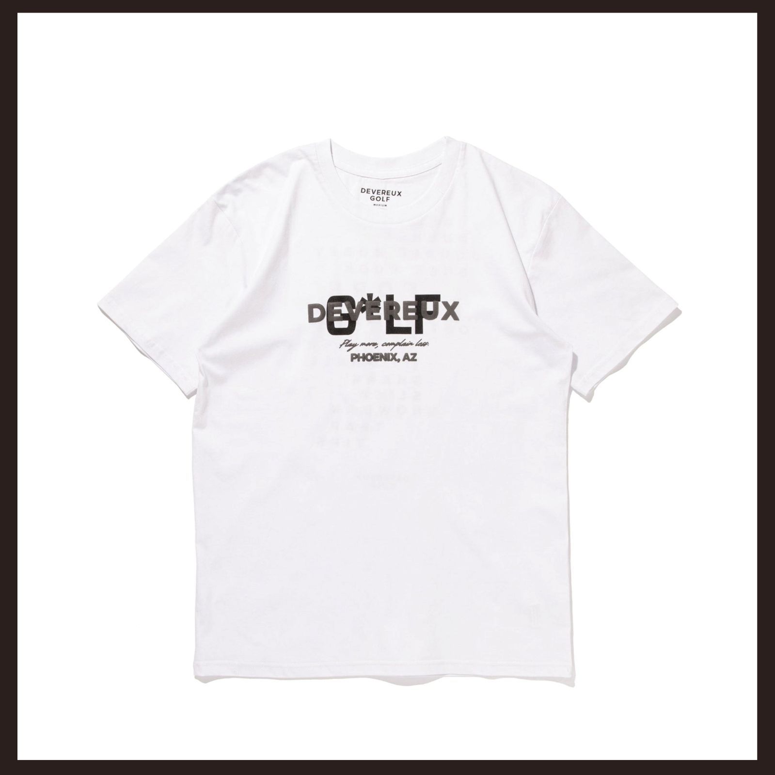 訳有 未使用 DEVEREUX GOLF（デヴァローゴルフ） ロゴTシャツ L