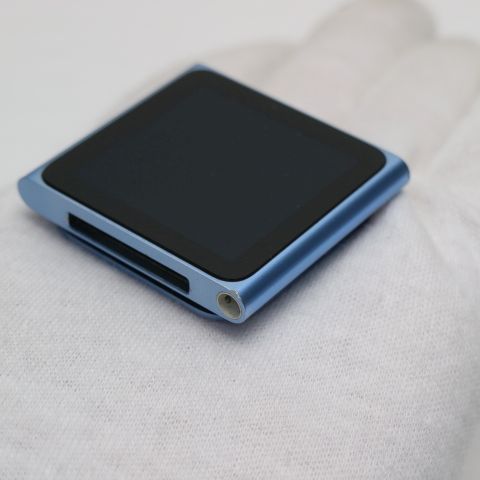 美品 iPOD nano 第6世代 16GB ブルー 即日発送 MC695J/A 本体 土日祝