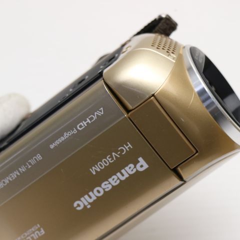  超 HC V 300 M ゴールドベージュ デジビデ Panasonic デジタルビデオカメラ 本体 07000 ビデオカメラ本体 ビデオカメラ