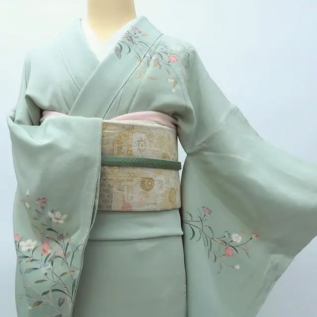 百華❀Y3859◇未着用 正絹 作家物落款 手描き友禅 手縫い仕立て 訪問着