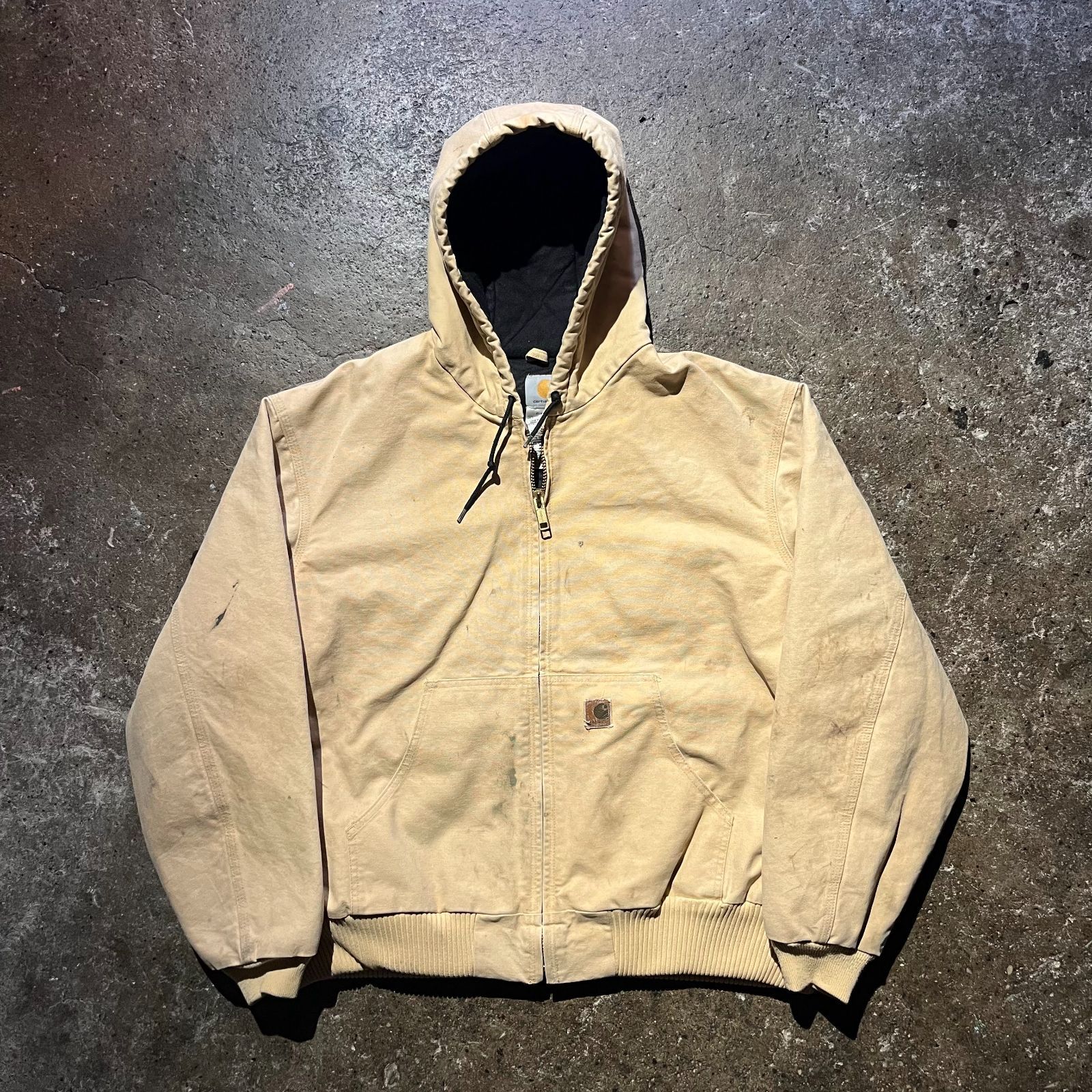 carhartt アクティブジャケット XXL ベージュ メキシコ製 カーハート 2009年製 J130WET