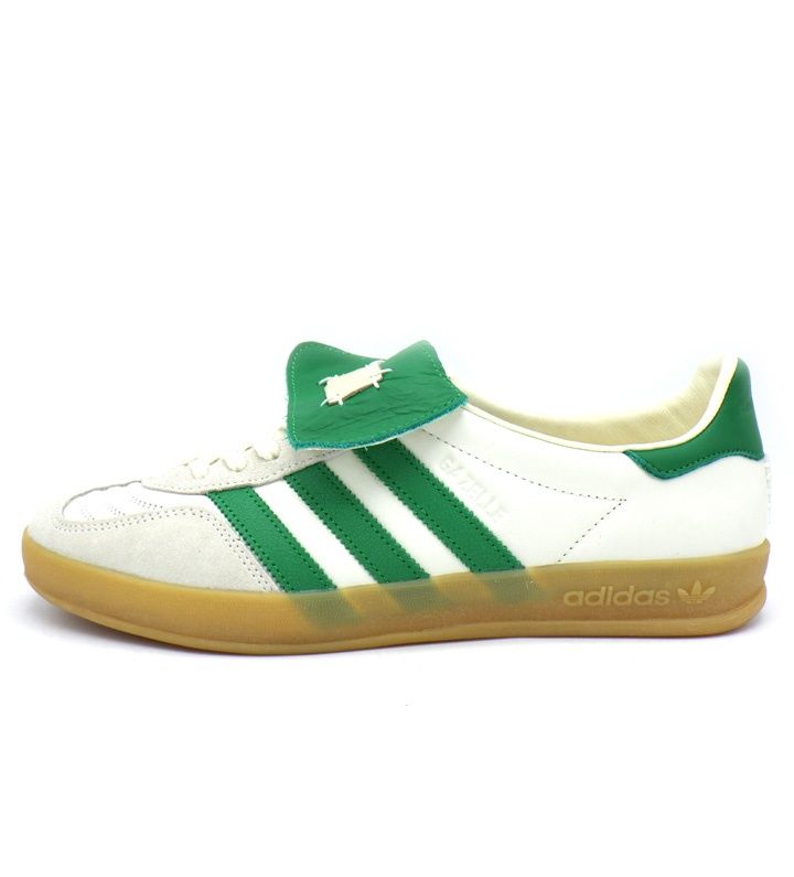 アディダス adidas × フットインダストリー FOOT INDUSTRY Gazelle Indoor Off White Green ID3518 ガゼル インドア オフホワイト グリーン スニーカー f28578