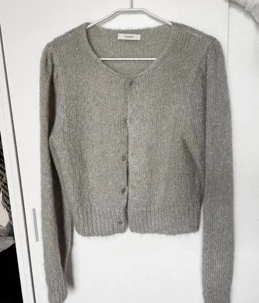  アモーメント ニュー グランドマスター カーディガン ライトグレー 長袖 カーディガン ボレロ アンサンブル