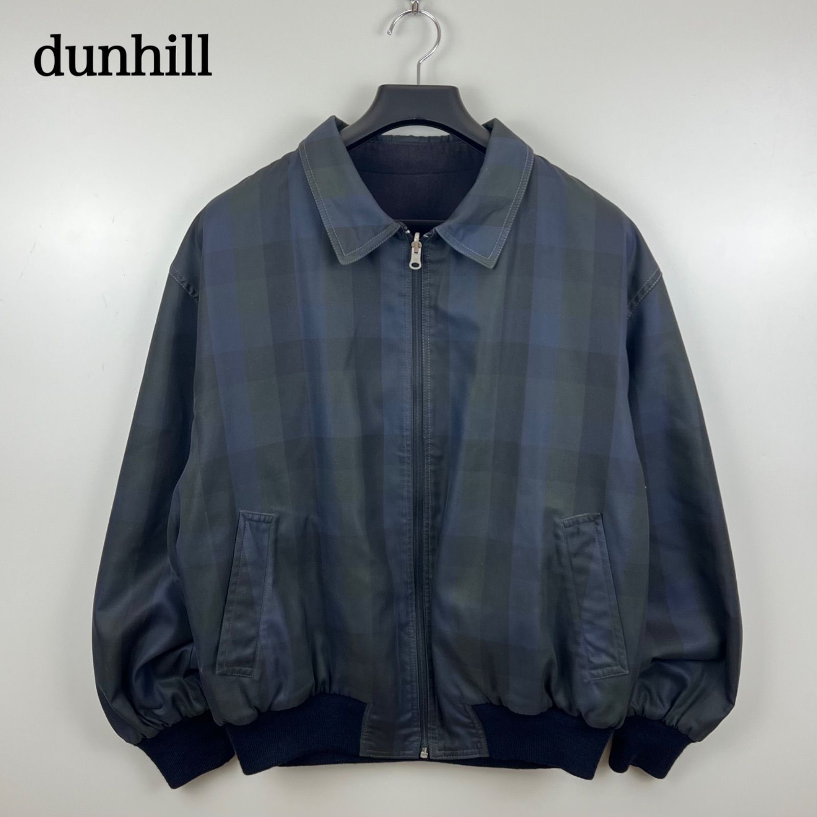 dunhill 90s ITALY old vintage reversible swing top jacket 42 