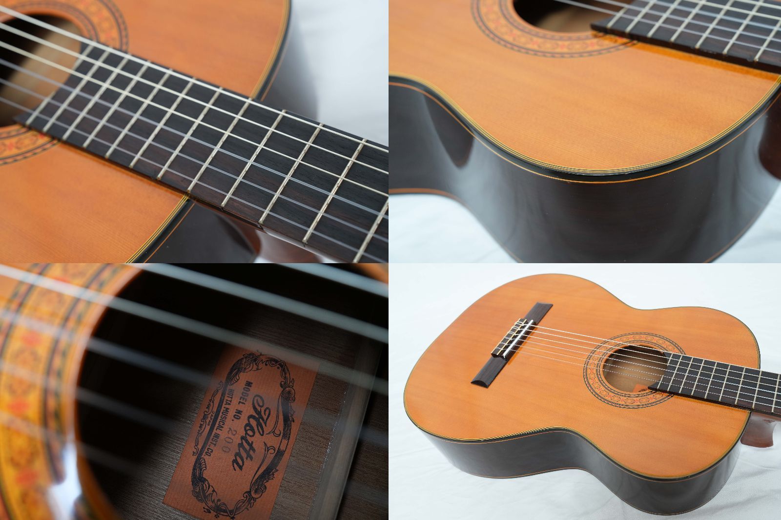 ☆HOTTA☆NO.200 堀田楽器 状態良好 70年代 日本製クラシックギター 
