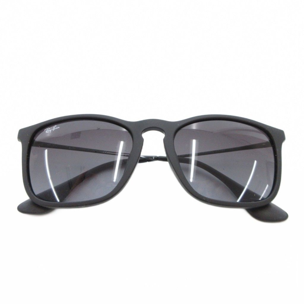 レイバン RAY BAN クリス CHRIS サングラス スクエア ラバーフレーム ロゴ 54口18 145 グレー RB4187 JS GY18
