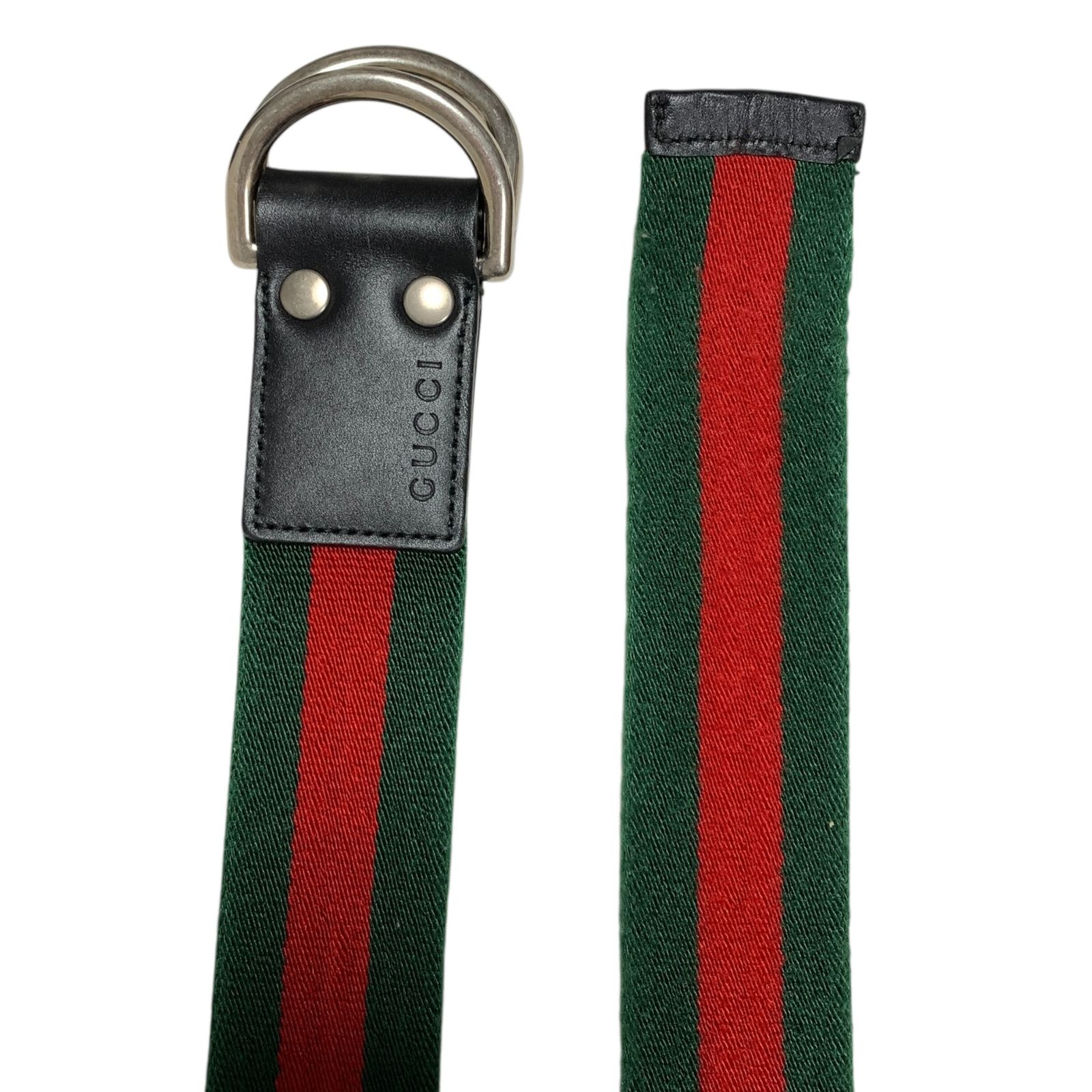 グッチ GUCCI ベルト Dリング シェリーライン ロゴ サイズ95-38 セール ◇GUCCI グッチ シェリーライン Dリング ベルト 451136 全長約