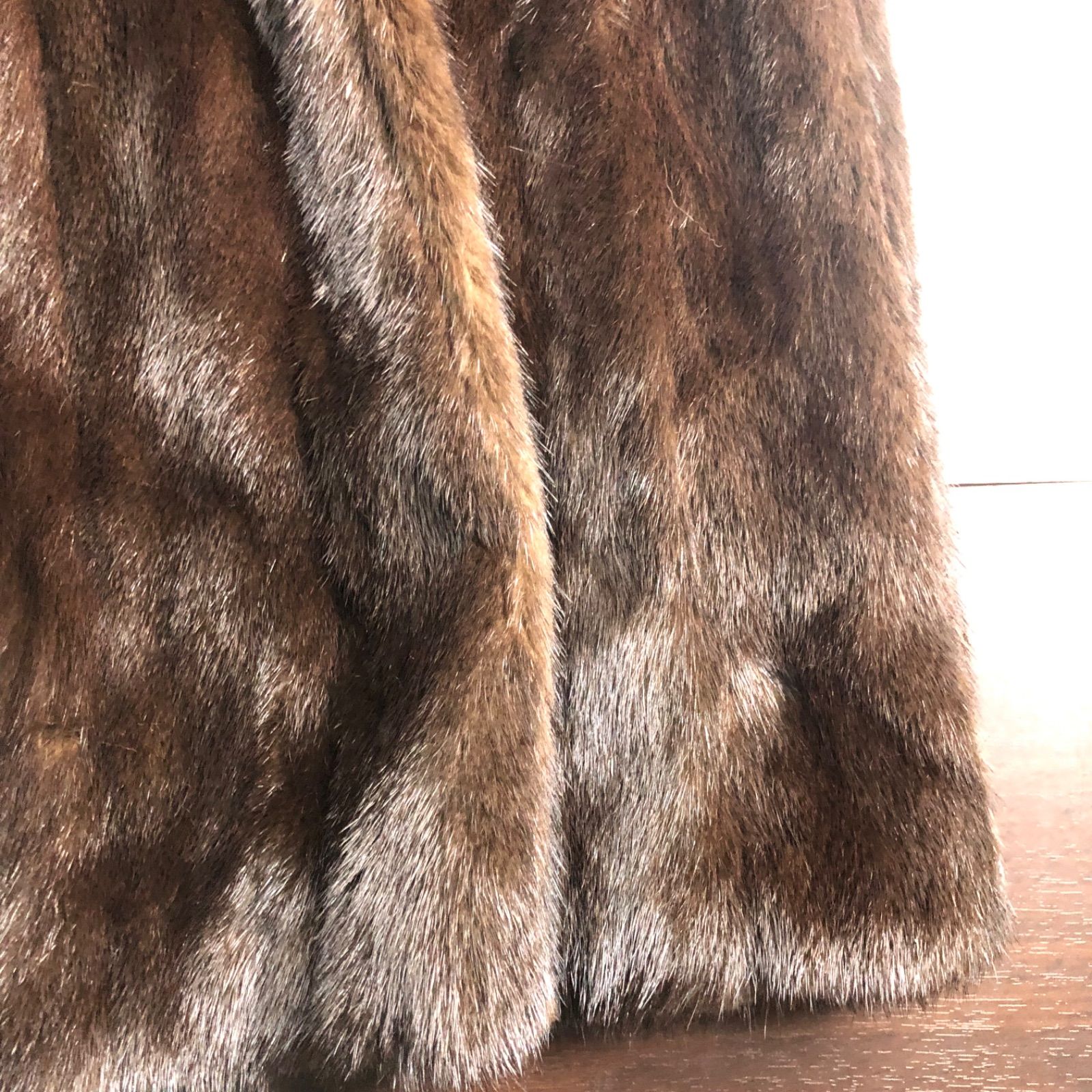 A1112-25-8 レディース ミンク ファーコート ロングコート レディース