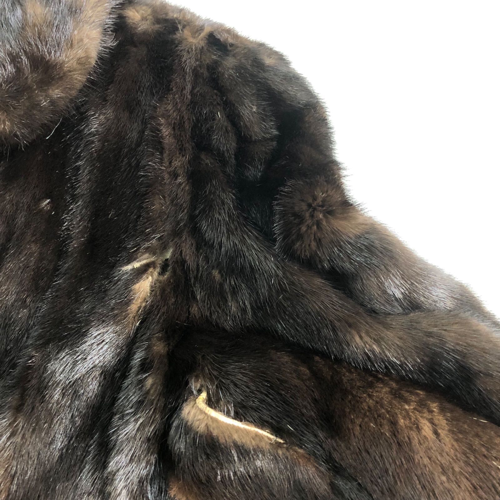 A1112-25-8 レディース ミンク ファーコート ロングコート レディース