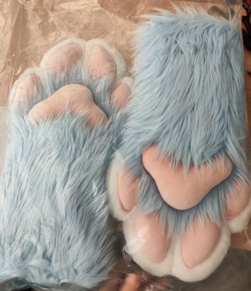 ファースーツ 着ぐるみセット NO 291 犬 青 ケモノ 全頭ヘッド ぬいぐるみ コスプレ コスチューム