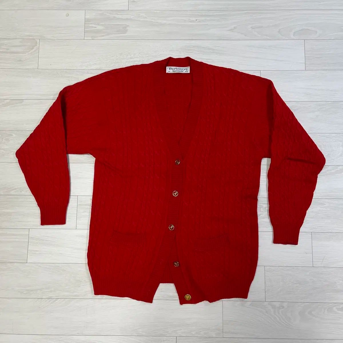 バーバリー カシミア カーディガン 40 サイズ