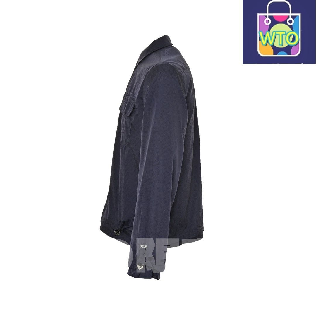 今日 Dior ディオール マルチポケットジッパージャケット 客供素材&ロゴエンブロイダリー スウェットシャツ アウター 秋冬トップス