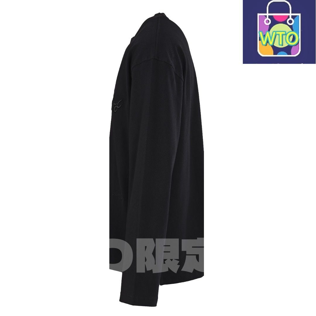 今日 Acne Studios アクネスタジオ レターエンブロイダリーロングスリーブTシャツ コットンピグメント素材 スウェットシャツ アウター 秋冬トップス