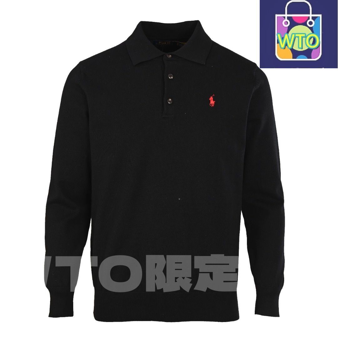 今日 Ralph Lauren ラルフローレン R81小馬ロゴシリーズ ロングスリーブポロセーター 48番手高密度純綿素材 スウェットシャツ アウター 秋冬トップス
