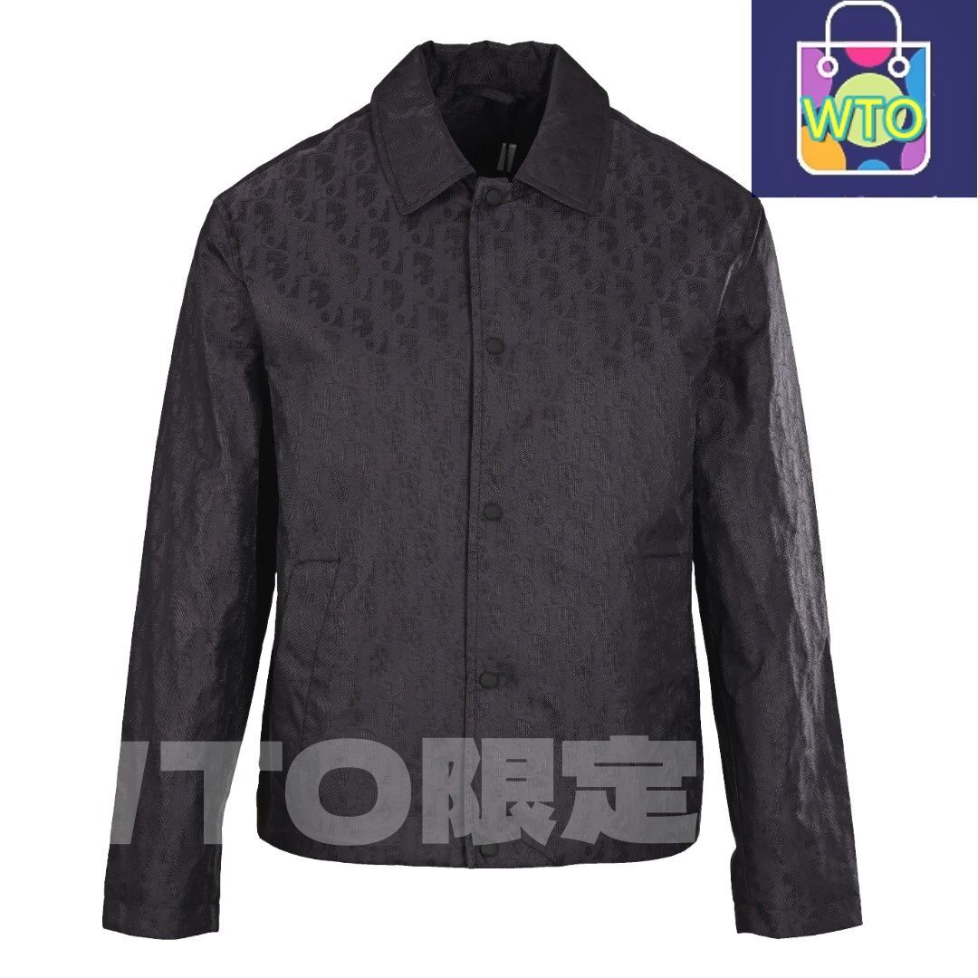 今日 Dior ディオール フルプリントジャケットシリーズ レーザージャカード&ナイロン素材 スウェットシャツ アウター 秋冬トップス