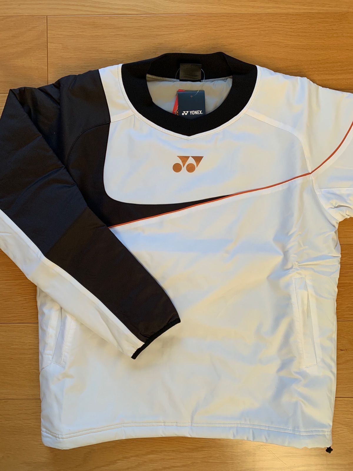 YONEX 中綿Vブレーカー 白 L