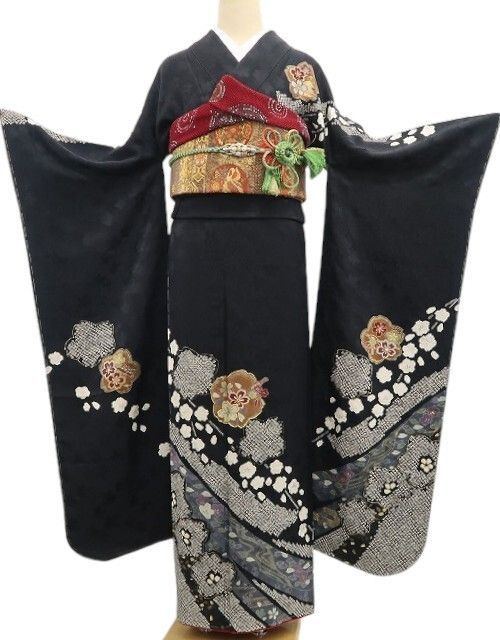 成人式 仕付け糸付