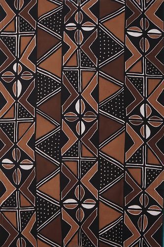 アフリカ マリ ボゴランフィニ 泥染め布 No 182 大判布 コットン マルチクロス Lサイズ アフリカ布 手織り布 アフリカ雑貨 アフリカンテキスタイル 飾り布