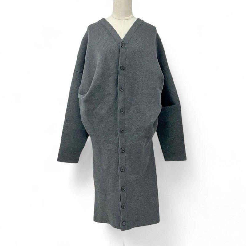 LOEWE グレー フリンジ カーディガン LOEWE グレー フリンジ カーディガン LOEWE グレー フリンジ カーディガン