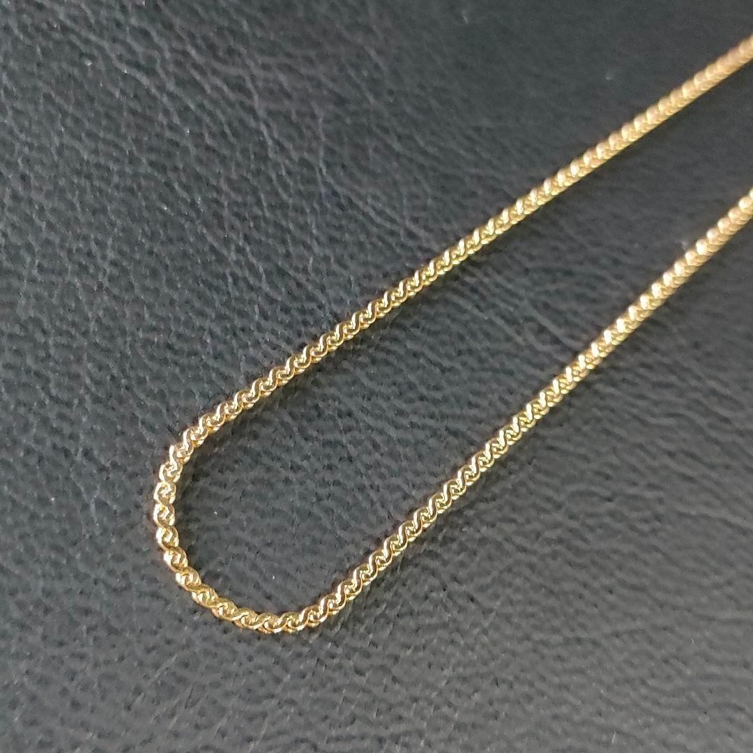 Dior ディオール 細チェーンネックレス 1㎜ ゴールド 喜平 ロゴ