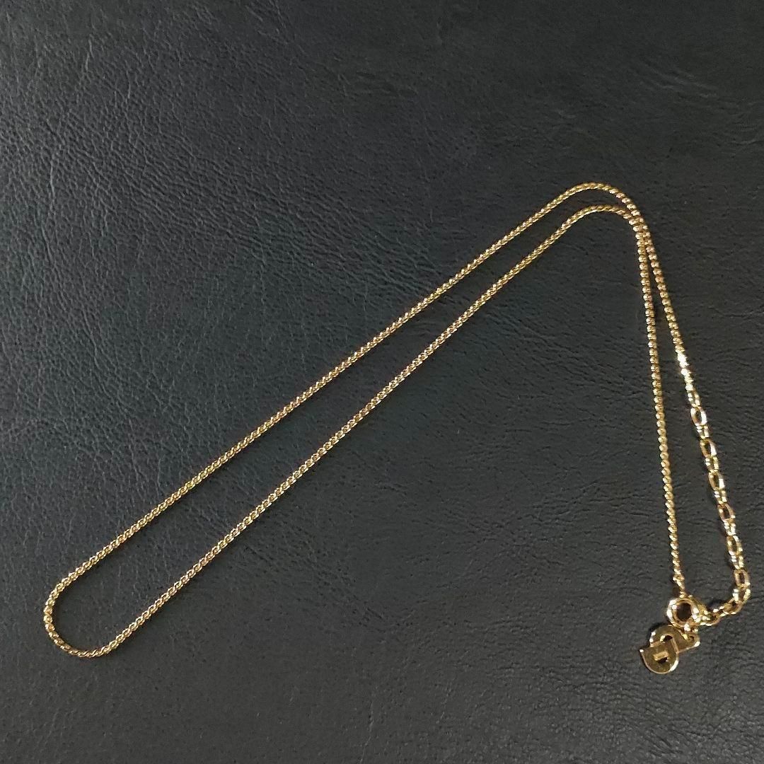 【極美品】Christian Dior ディオール ネックレス 極美品ディオールネックレスCDロゴゴールド金シンプル
