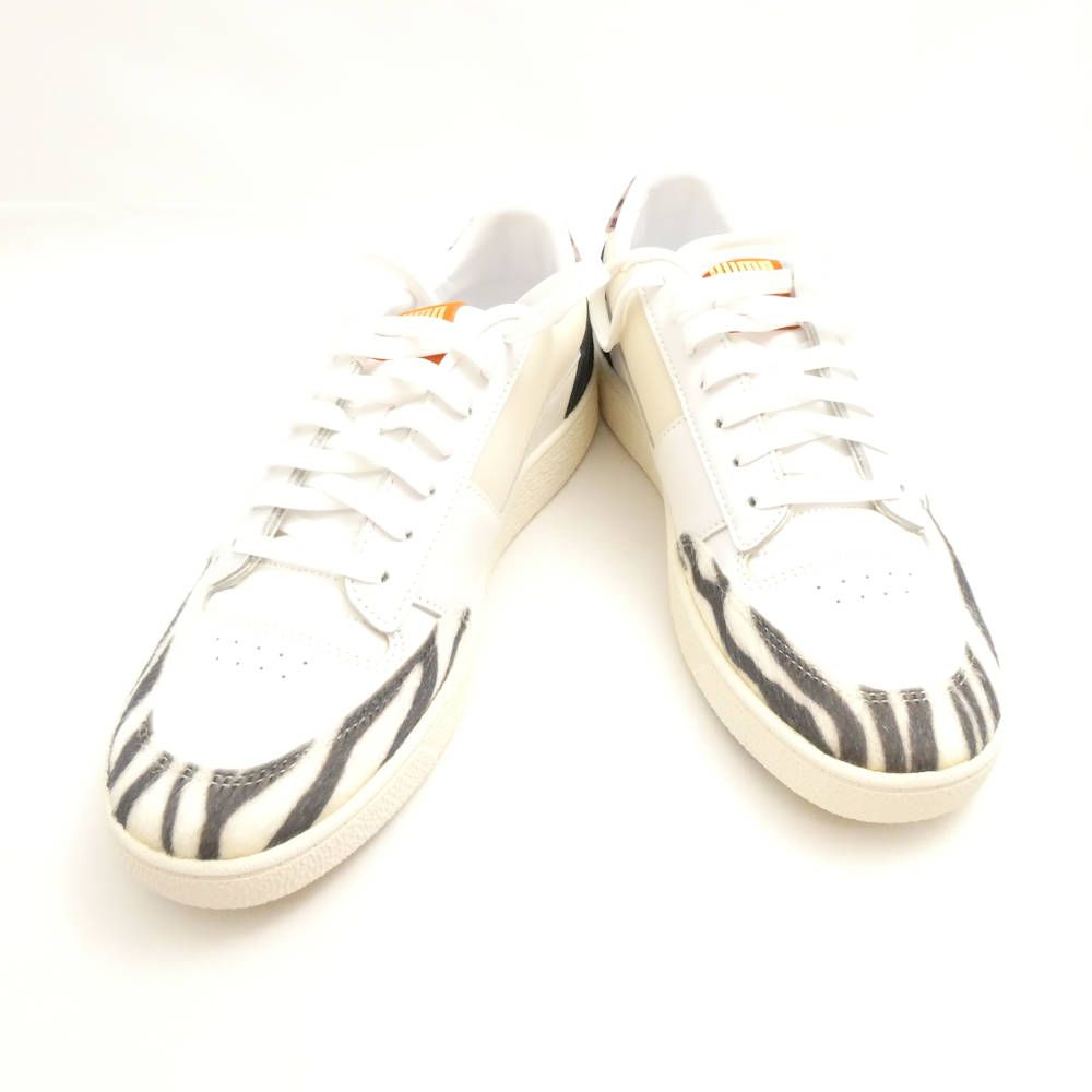 PUMA プーマ 373339 01 ラルフサンプソンMCワイルドキャット ローカットスニーカー 27.5cm レザー ハラコ ゼブラ アニマル 靴 シューズ メンズ AU3540