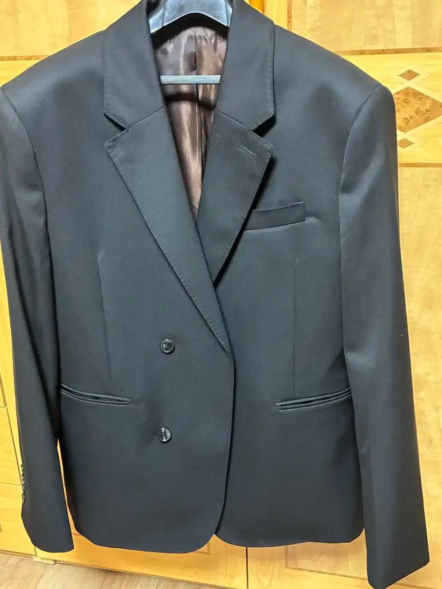 44 LMOOD エル Classic テーラード ウール ブレーザー ブラック