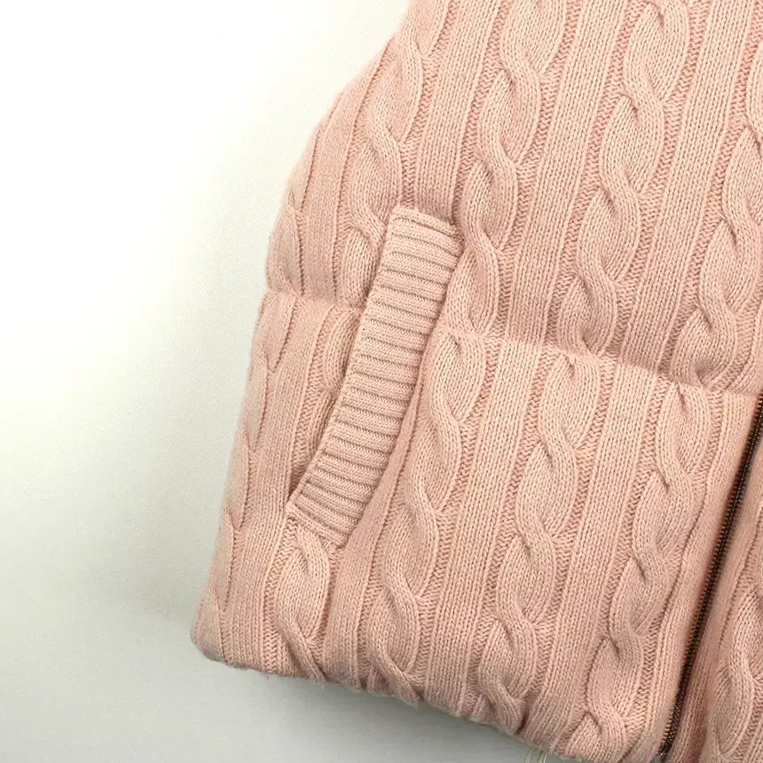  ブランドダオール MIU ミュウミュウ ケーブル ニット カシミア フード ダウン BEST ベスト ベスト ジレ ベスト ジレ ビスチェ