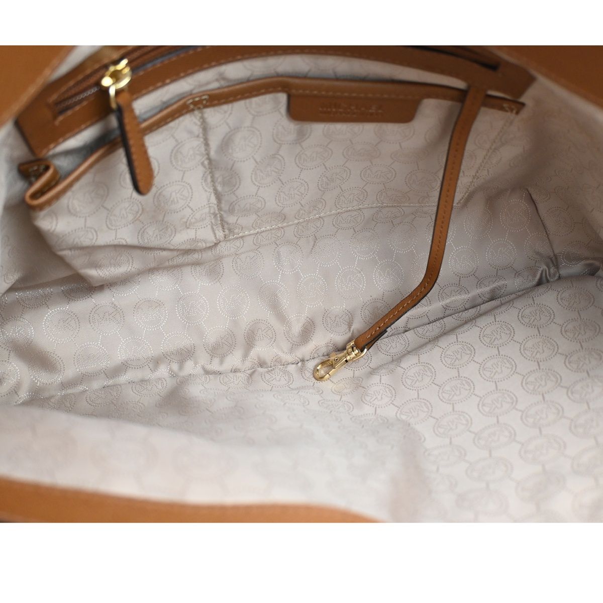  MICHAEL KORS マイケル コース ショルダー トートバッグ ブラウン レザー 02 BS 333 ショルダーバッグ ショルダーバッグ