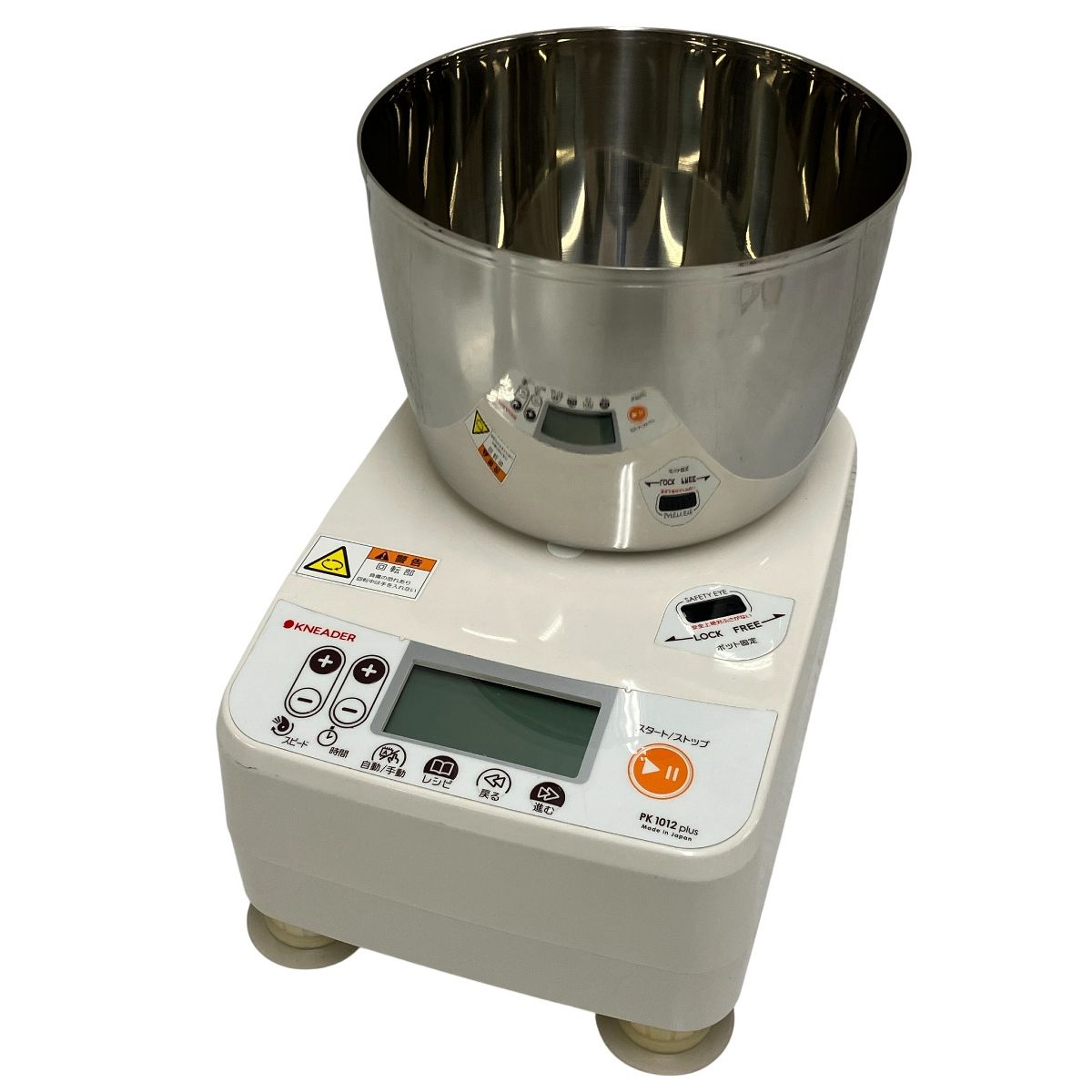 日本ニーダー パンこね機 PK1012plus ステンレス 楽天市場】日本ニーダー パンこね機 パンニーダー PK1012plus