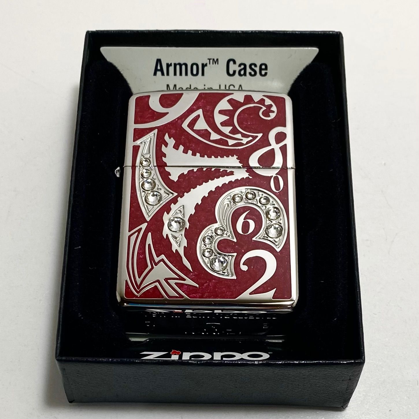 ZIPPO ジッポー アーマー ダイアル Armor Crazy Dial スワロフスキー CRZ RD