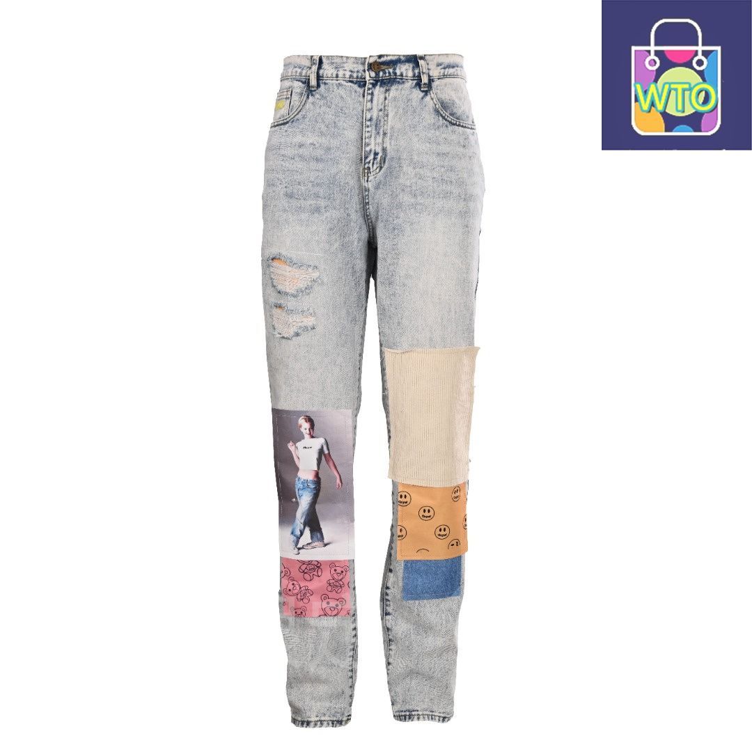 今日 Drew House ドリューハウス スマイルジーンズ 手作りデストロイド