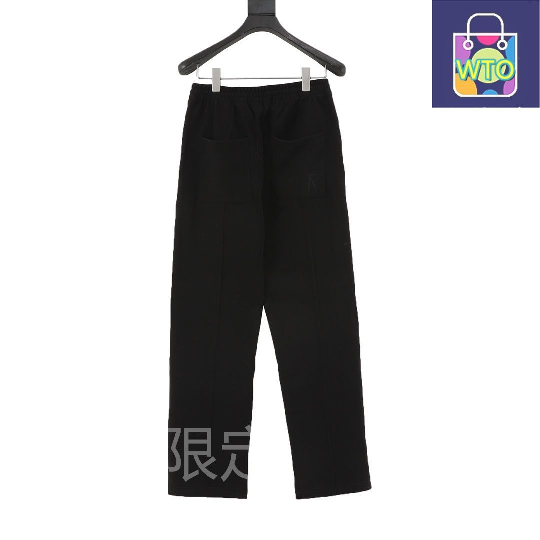 今日 Represent レプリゼント 刺繍ロゴストレートフィットゴム紐ロングパンツ リラックスした着用感