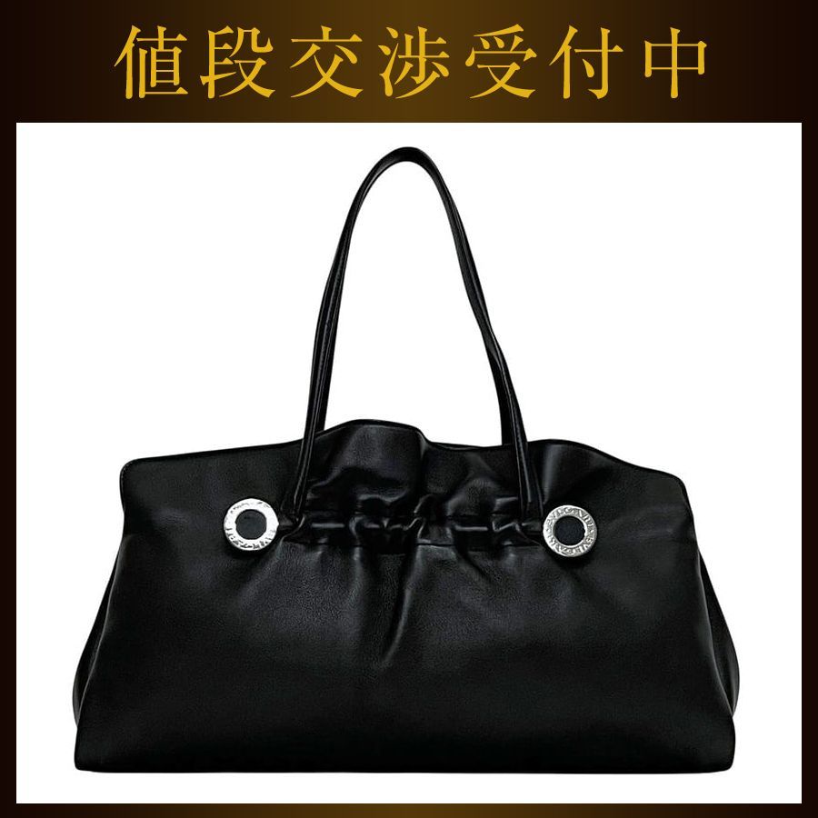 ブルガリ トートバッグ ツイストバッグ ブラック ブルガリブルガリ SAP