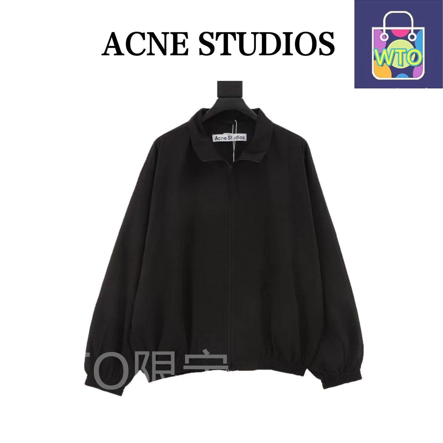 今日 Acne Studios アクネスタジオ ロゴ刺繍シルエットジャケット 通気性メッシュ裏地を採用アウター トップス