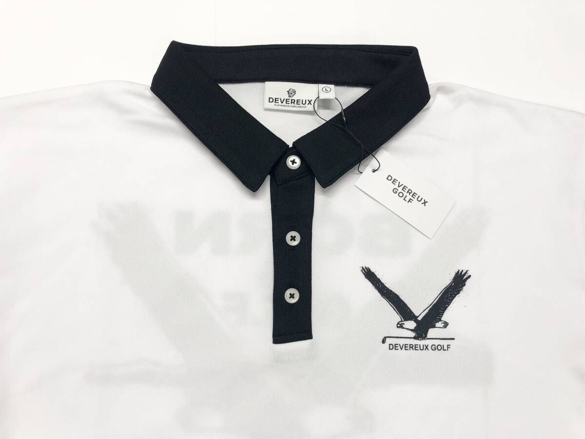 新品 未使用 DEVEREUX GOLF（デヴァローゴルフ） PF Eagle ポロシャツ