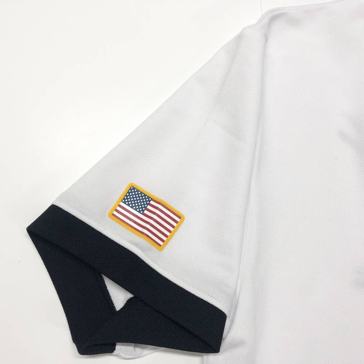 ○★新品未使用　DEVEREUX GOLF　PF Eagle ポロシャツ　L　白 新品 未使用 DEVEREUX GOLF（デヴァローゴルフ） PF Eagle ポロシャツ