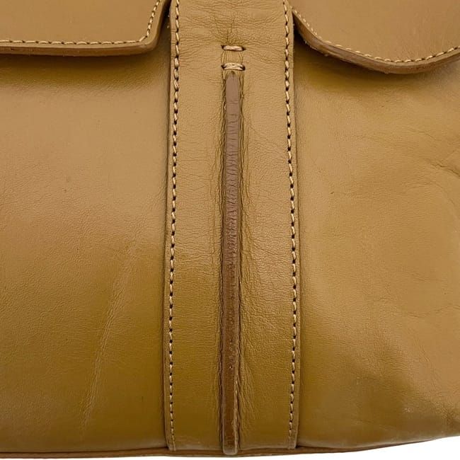 ヒロフ トートバッグ キャメル ブラウン 美品 レザー M21