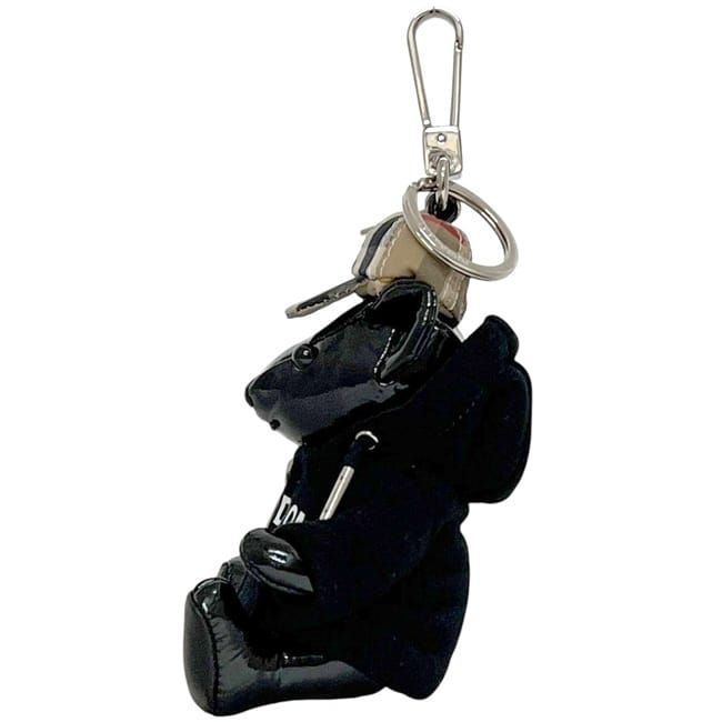バーバリー チャーム トーマスベア キーホルダー ブラック ベージュ