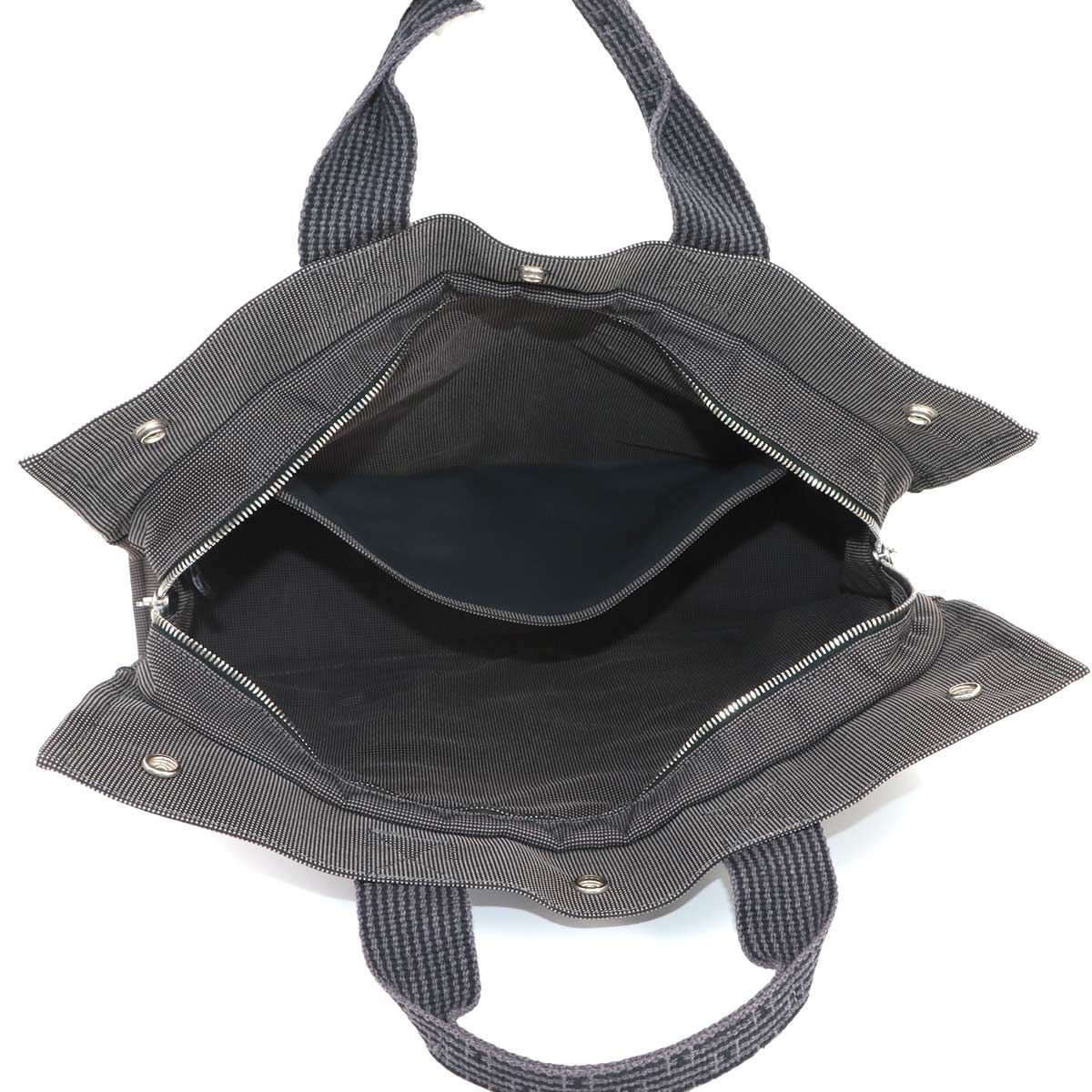 新品同様 エルメス HERMES エールライン MM トート バッグ キャンバス