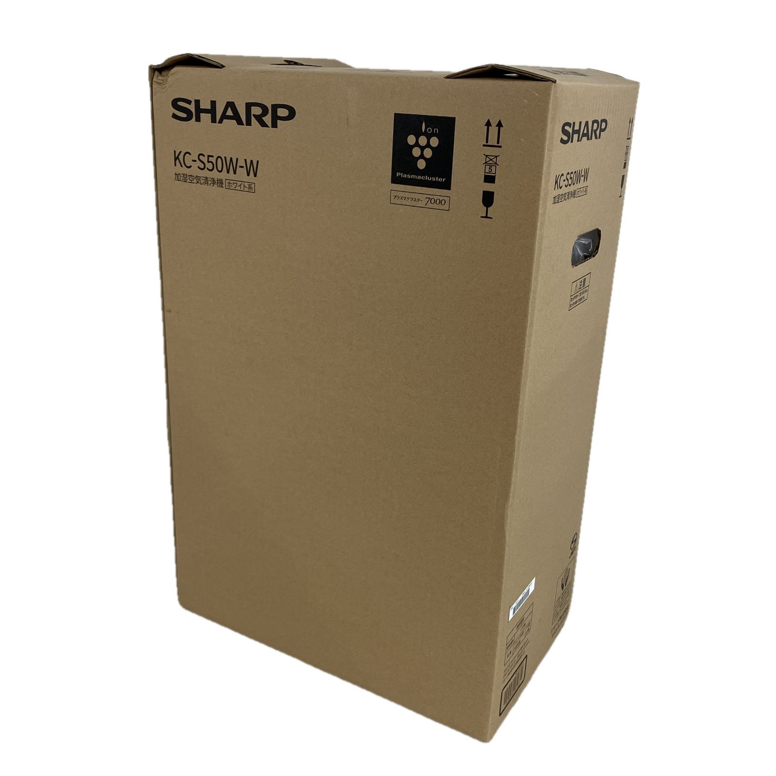 SHARP KC S 50 W 加湿空気清浄機 ホワイト プラズマクラスター 家電 み