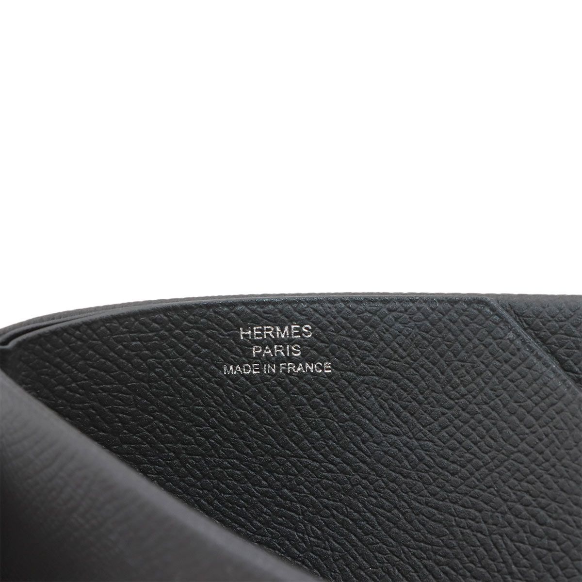  エルメス HERMES Hセリエ カードケース 名刺入れ エプソン ブラック W刻印 H Sellier Card Case 名刺入れ 小物