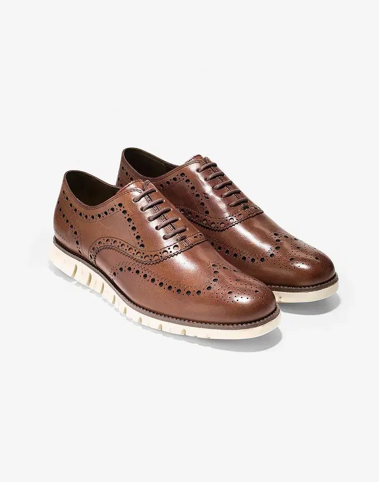 コールハーン メンズ オックスフォードシューズ ブラウン 255 280