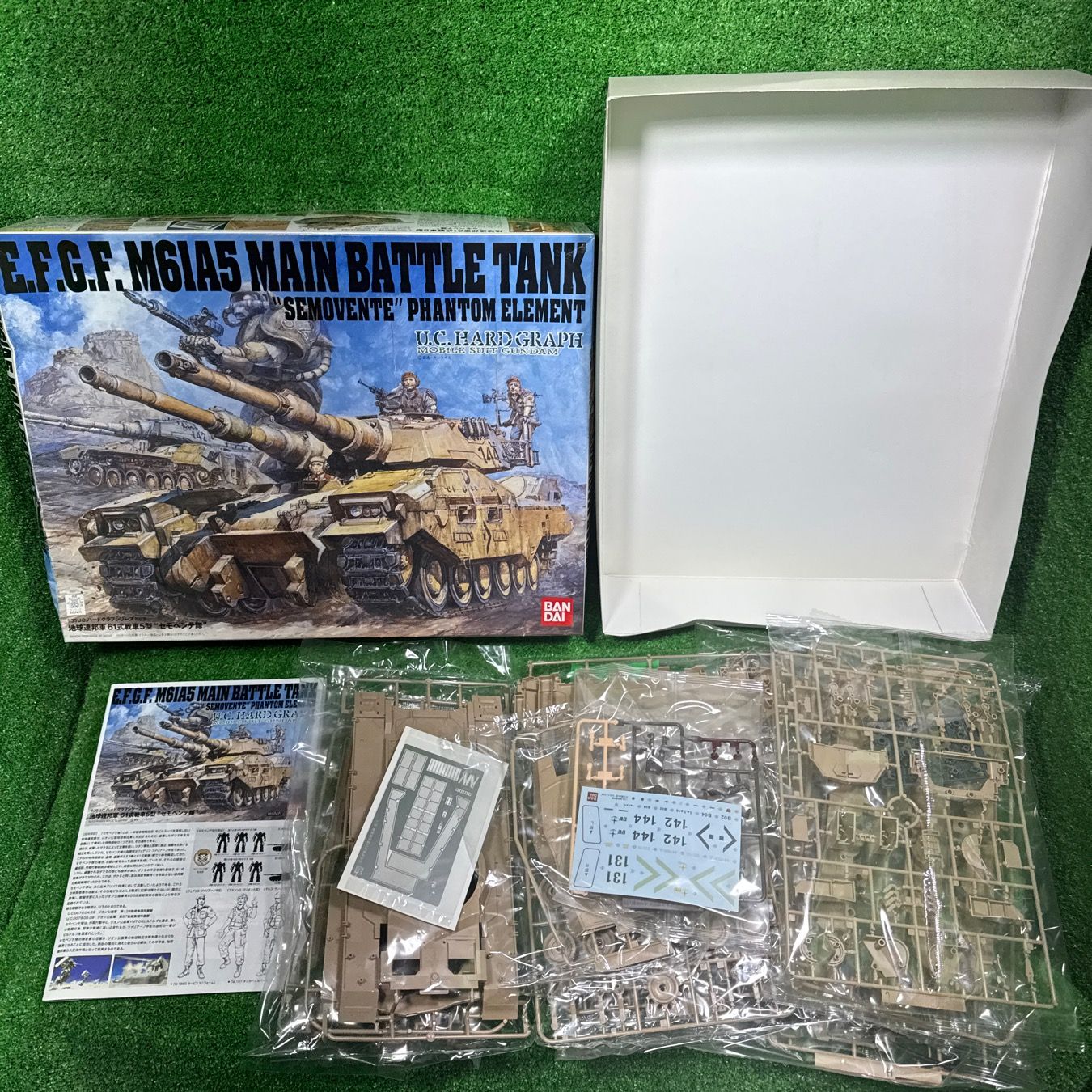 未組立 BANDAI 1 35 地球連邦軍 61式戦車 5型 セモベンテ隊 U C ハードグラフシリーズ No 6