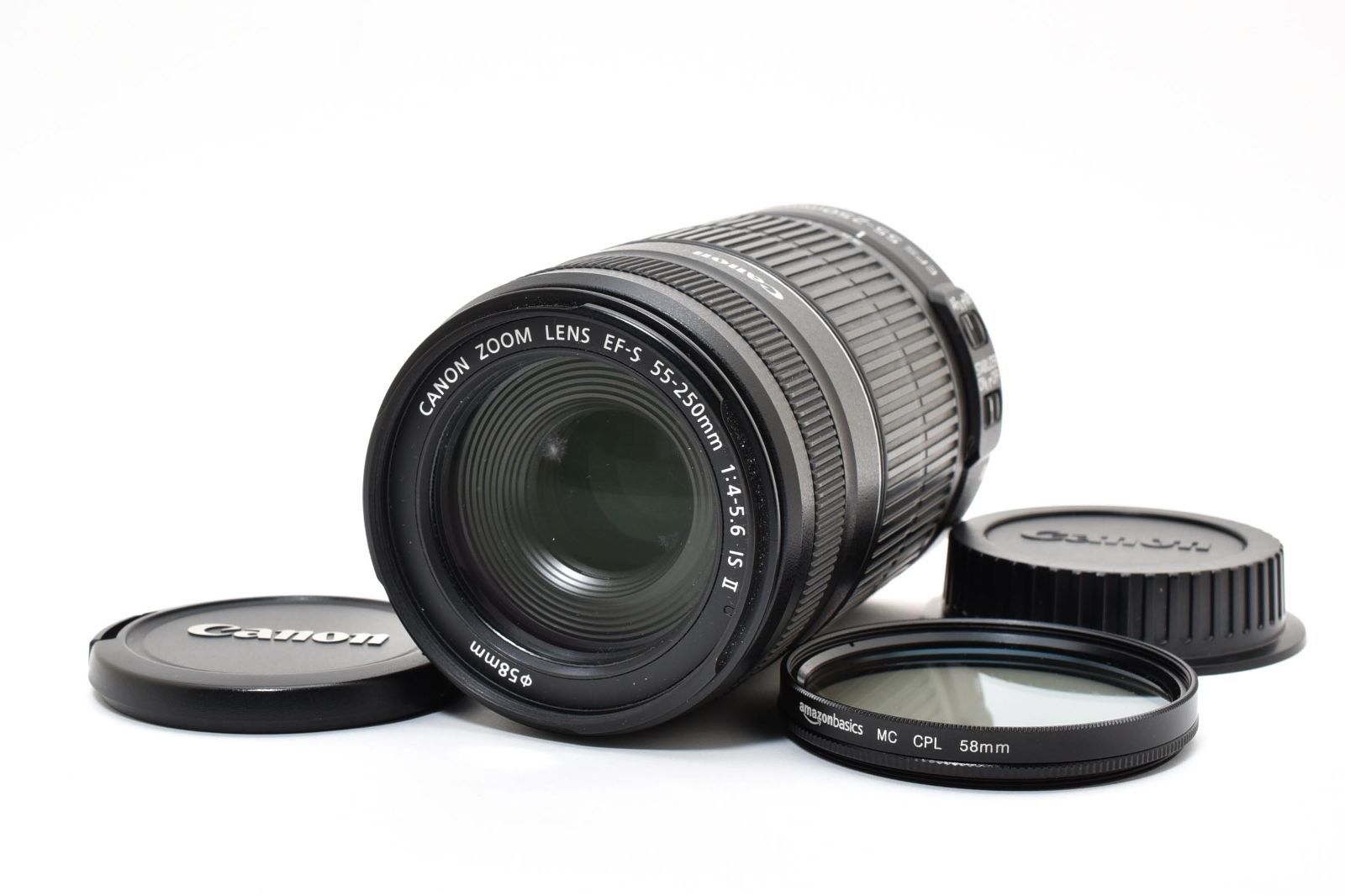 並品 Canon キヤノン EF-S 55-250mm F4-5.6 IS II