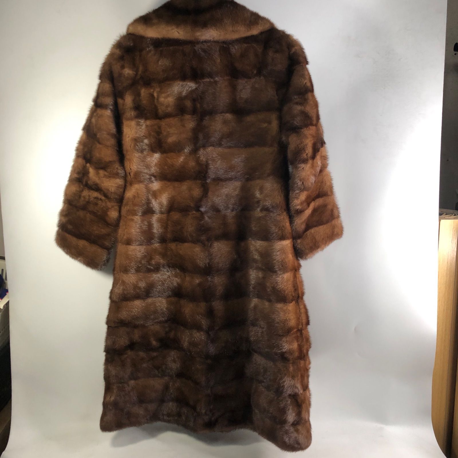 A1112-26-8 レディース ミンクファー コート ロングコート レディース