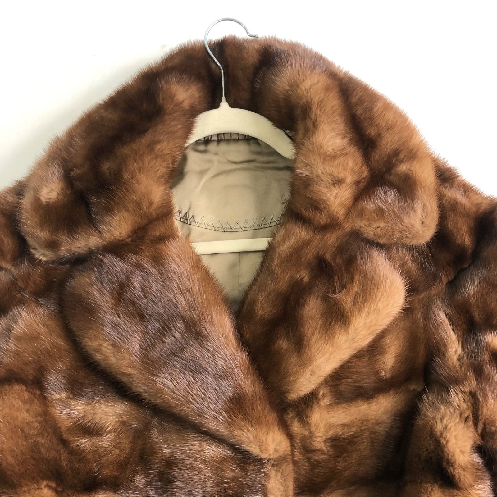 A1112-26-8 レディース ミンクファー コート ロングコート レディース