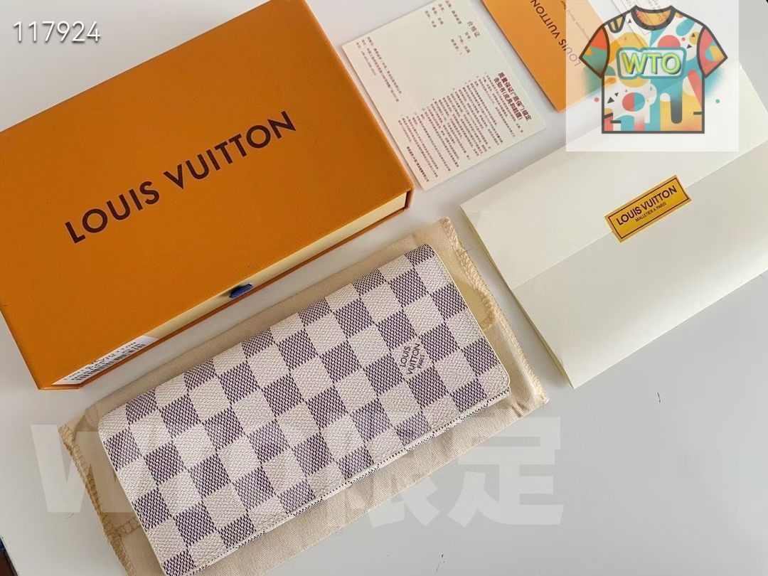 LVルイ ヴィトン 財布は構造が精巧で 複数の仕切りが設けられており 紙幣 カード 証明書などを置くために整然としている ボタンの垂下カバーは4つのクレジットカード中間層 1つの大きな隔壁を開けている -WT 0輸入