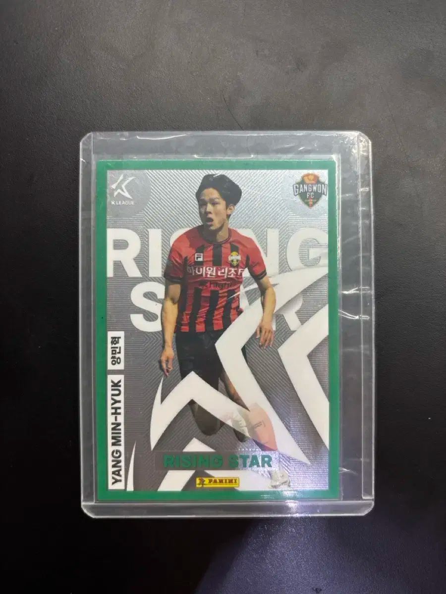 2025 Kリーグ パニーニ 羊 ミニョク MINHYUK グリーン ライジングスター カード